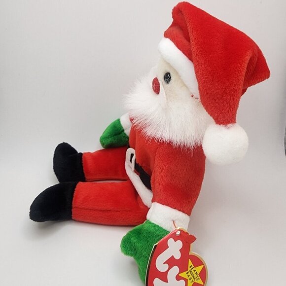 TY Beanie Baby "Santa the Santa Claus" with Both Hang and Tush Tags - Picture 2 of 14